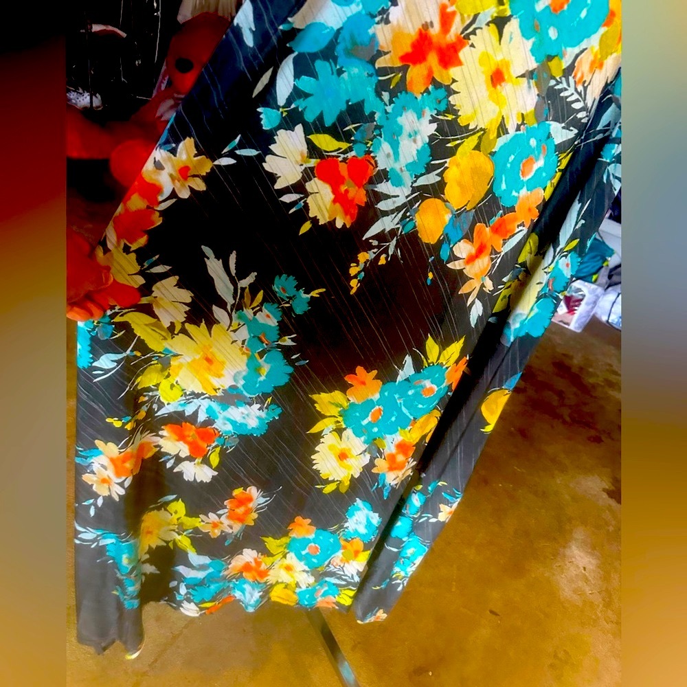 Rally Goddess Colorful Maxi Dress - Plus - Picture 4 of 13